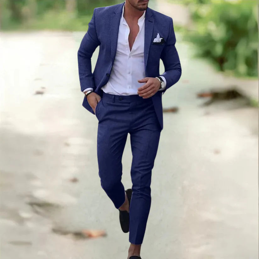 Homme | Ensemble veste et pantalon slim à col classique