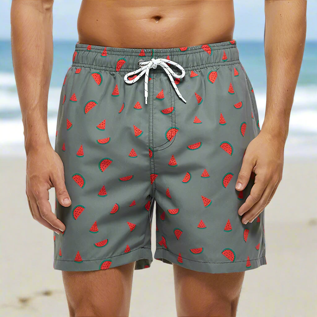 Homme | Shorts de bain unis à maintien près du corps
