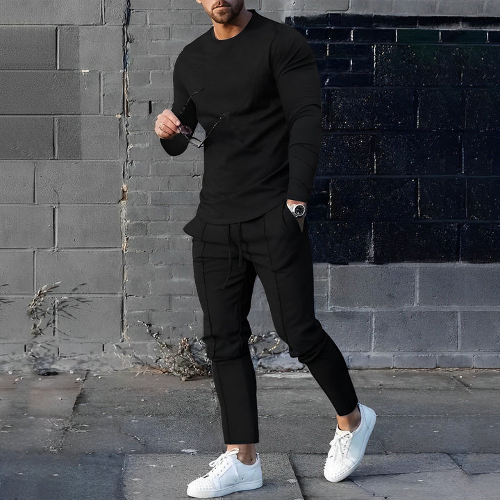 Homme | Ensemble pull et pantalon style quotidien