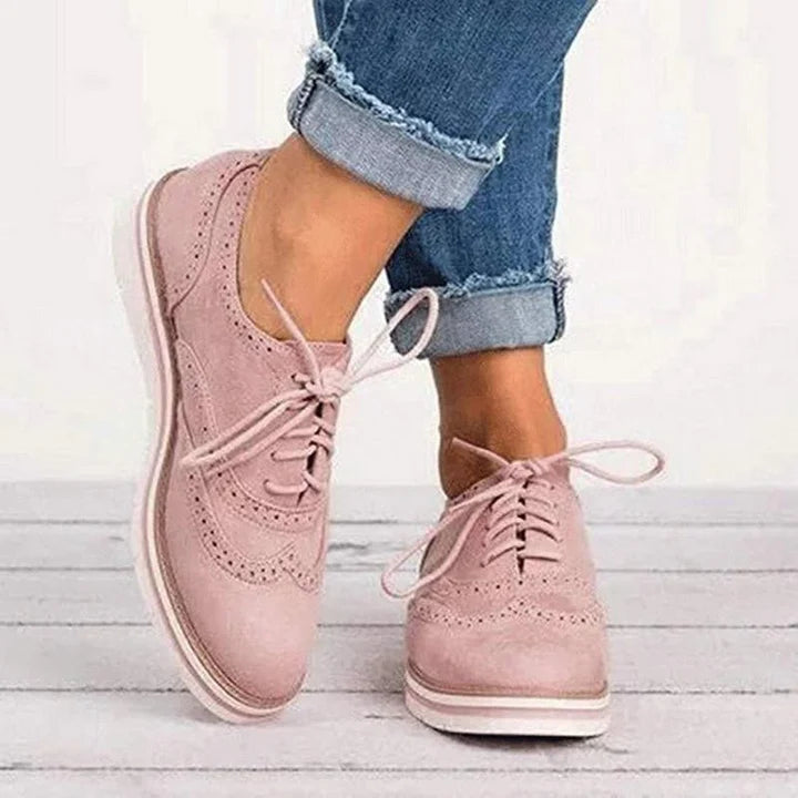 Femme | Mocassins à lacets avec semelle résistante