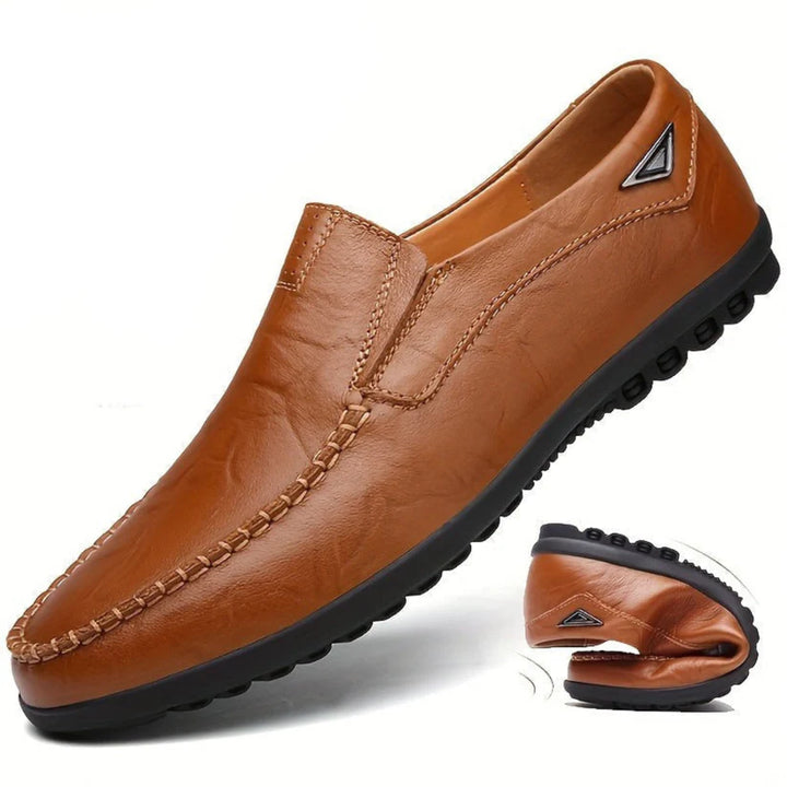Homme | Mocassins sans lacets à surface unie et semelle fine