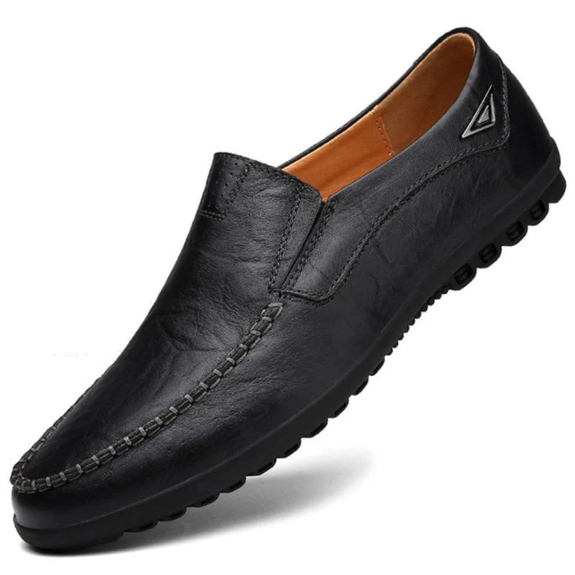 Homme | Mocassins sans lacets à surface unie et semelle fine