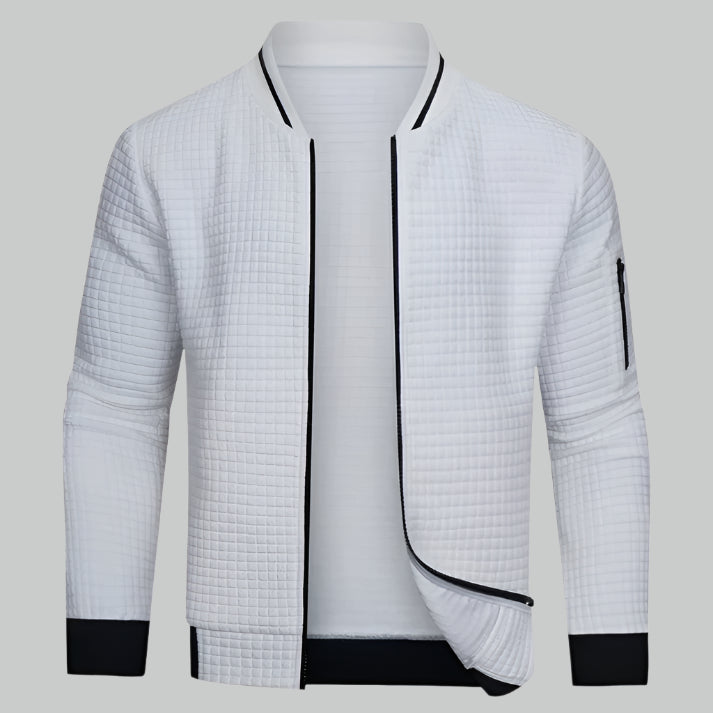 Homme | Veste bombardier à motif quadrillé