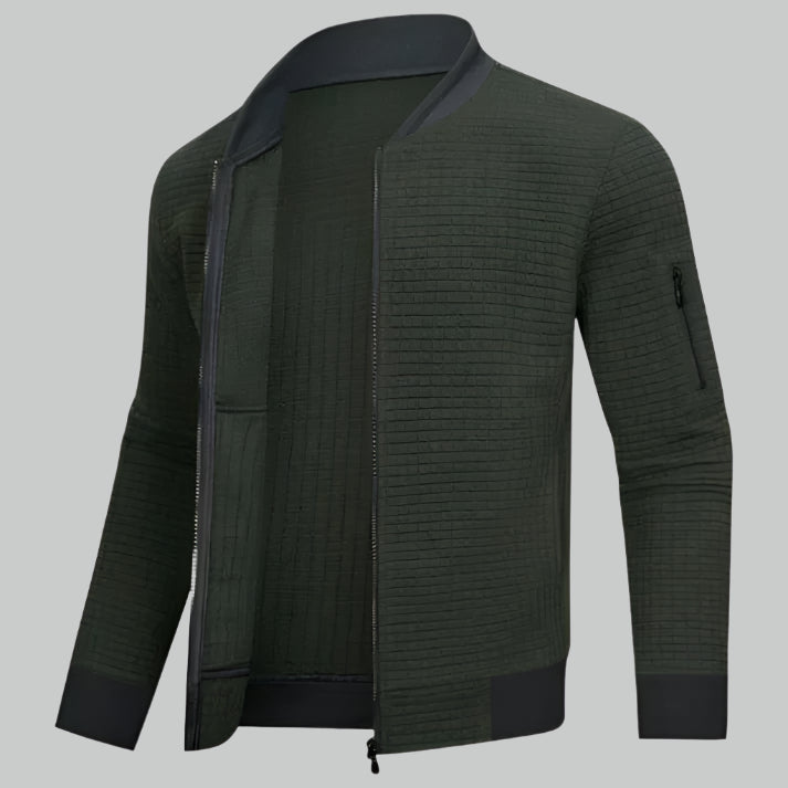 Homme | Veste bombardier à motif quadrillé
