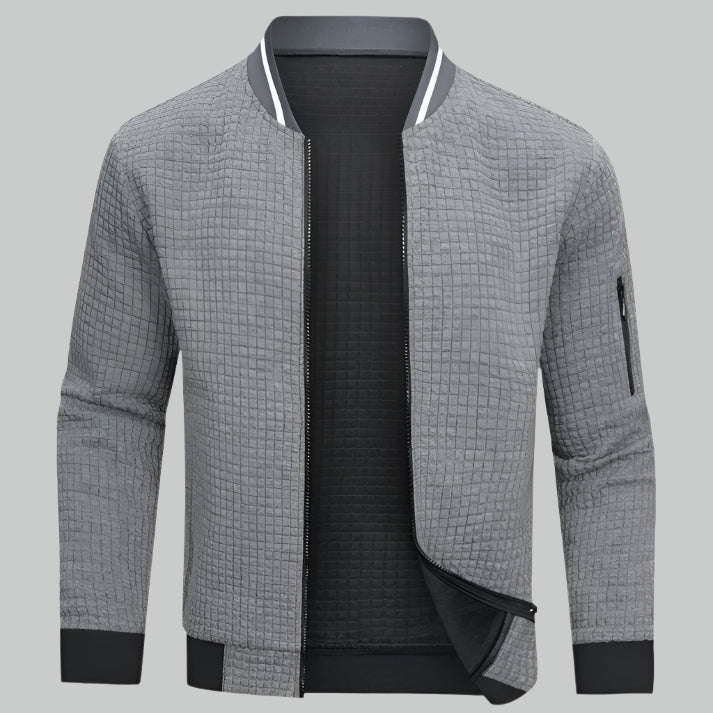 Homme | Veste bombardier à motif quadrillé