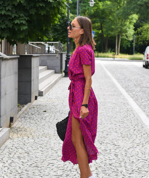 Femme | Robe décontractée à manches courtes et coupe ample