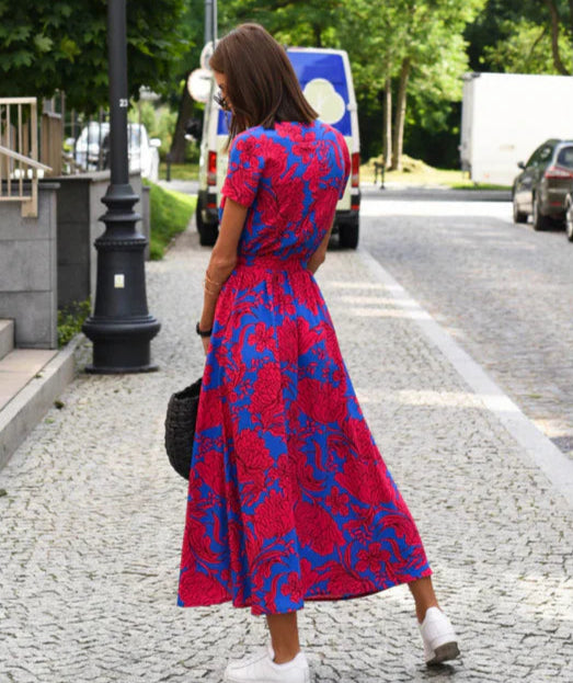 Femme | Robe décontractée à manches courtes et coupe ample