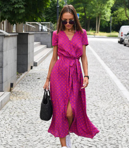 Femme | Robe décontractée à manches courtes et coupe ample
