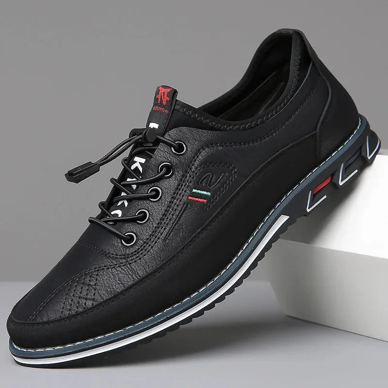 Homme | Chaussures basses à lacets dissimulés et semelle plate