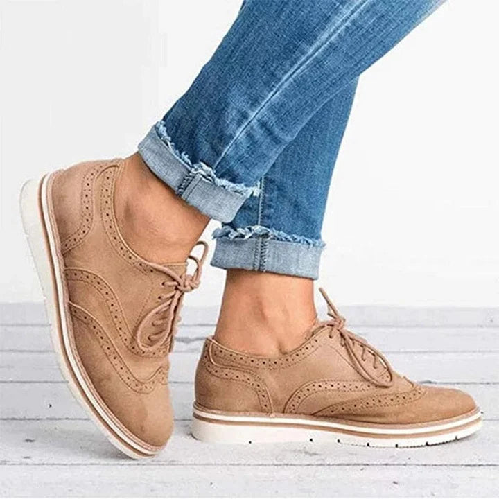 Femme | Mocassins à lacets avec semelle résistante
