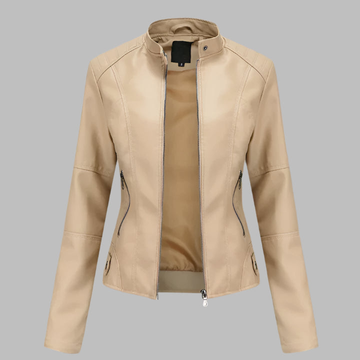 Femme | Veste zippée à coupe ajustée avec poches