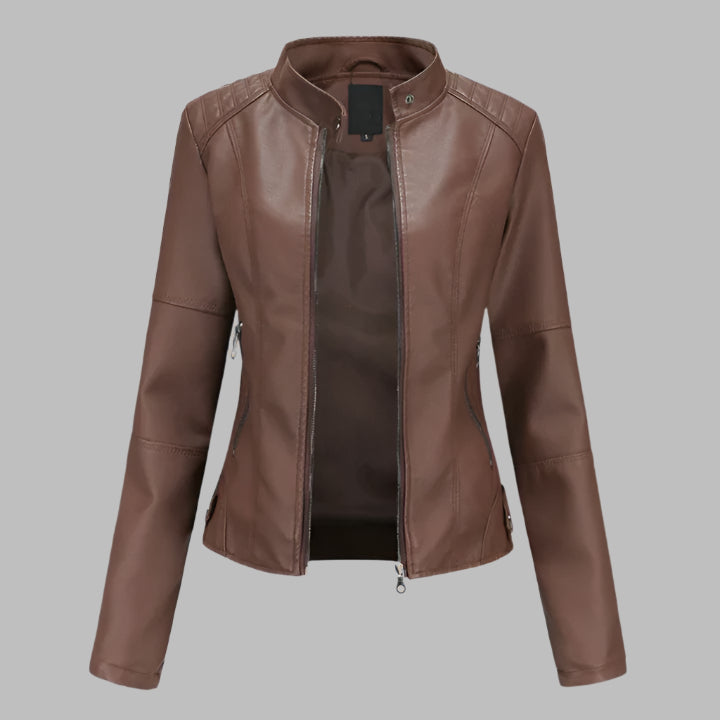 Femme | Veste zippée à coupe ajustée avec poches