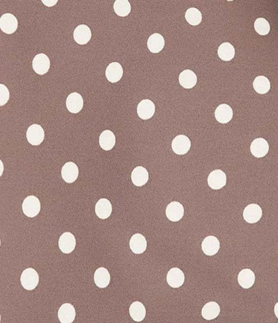 Femme | Robe à pois coupe évasée avec encolure ronde