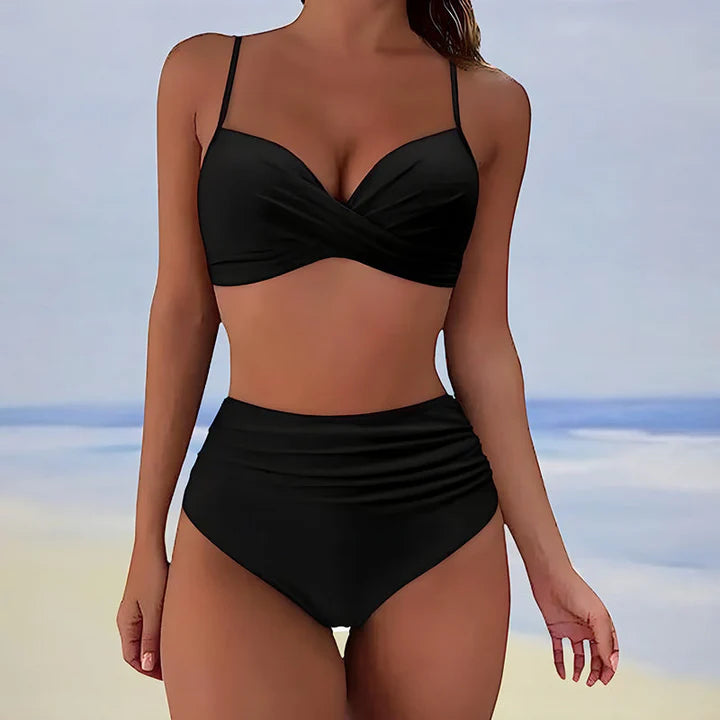 Femme | Ensemble bikini deux pièces à bretelles réglables