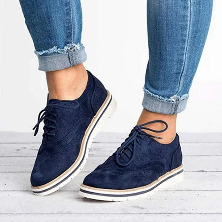 Femme | Mocassins à lacets avec semelle résistante