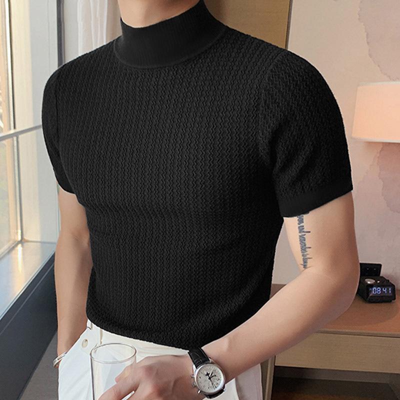 Homme | T-shirt à demi-col roulé