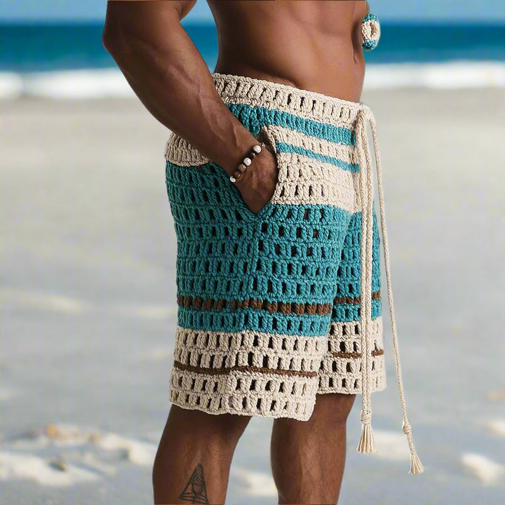 Homme | Short de plage tressé