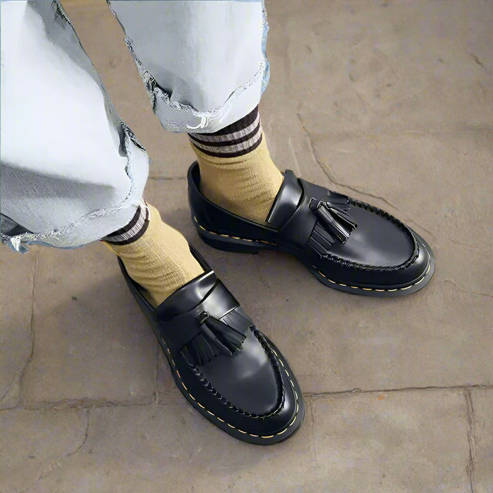 Homme | Mocassins à pampilles avec coutures apparentes