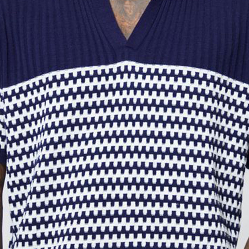 Homme | Polo manches courtes avec col ouvert