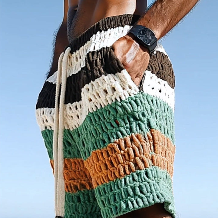 Homme | Short avec empiècements contrastés