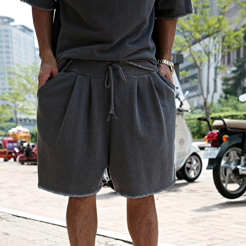 Homme | Ensemble ample et décontracté avec T-shirt et short
