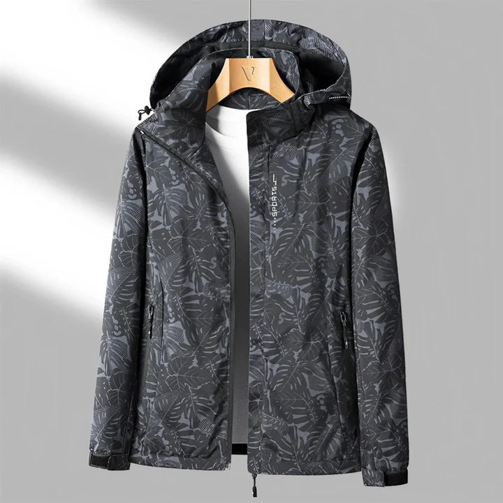 Veste à capuche avec fermeture zippée coupe droite pour femmes
