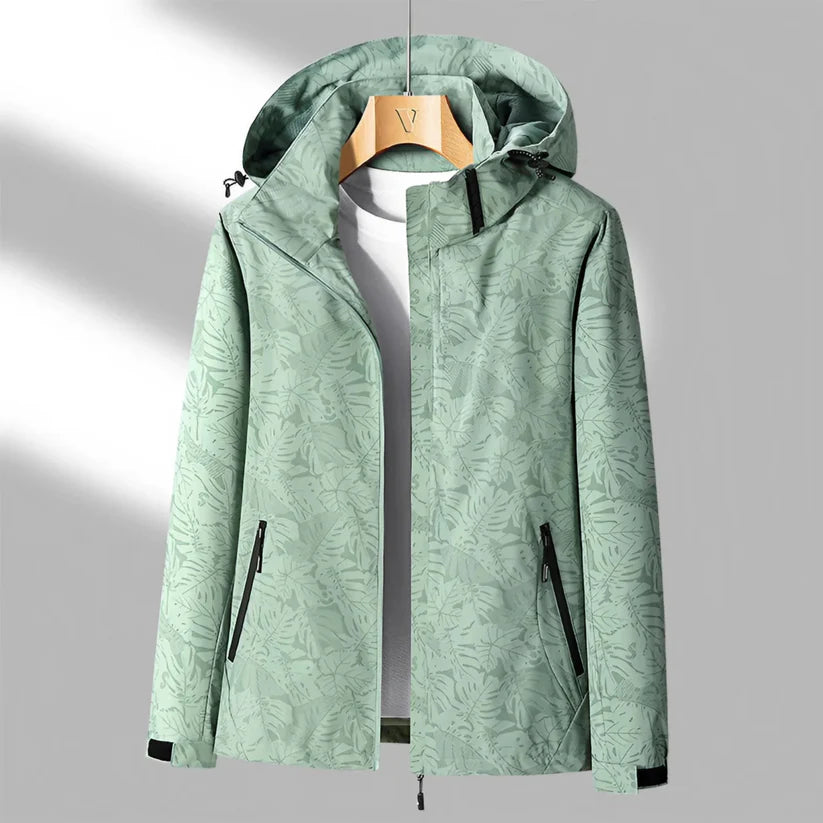 Veste à capuche avec fermeture zippée coupe droite pour femmes