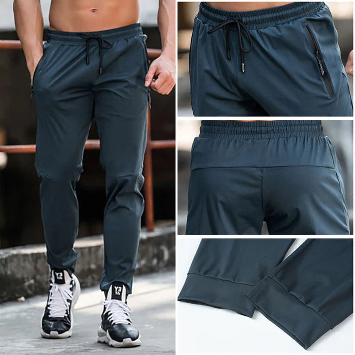 Homme | Pantalon de sport à coupe droite avec poches latérales