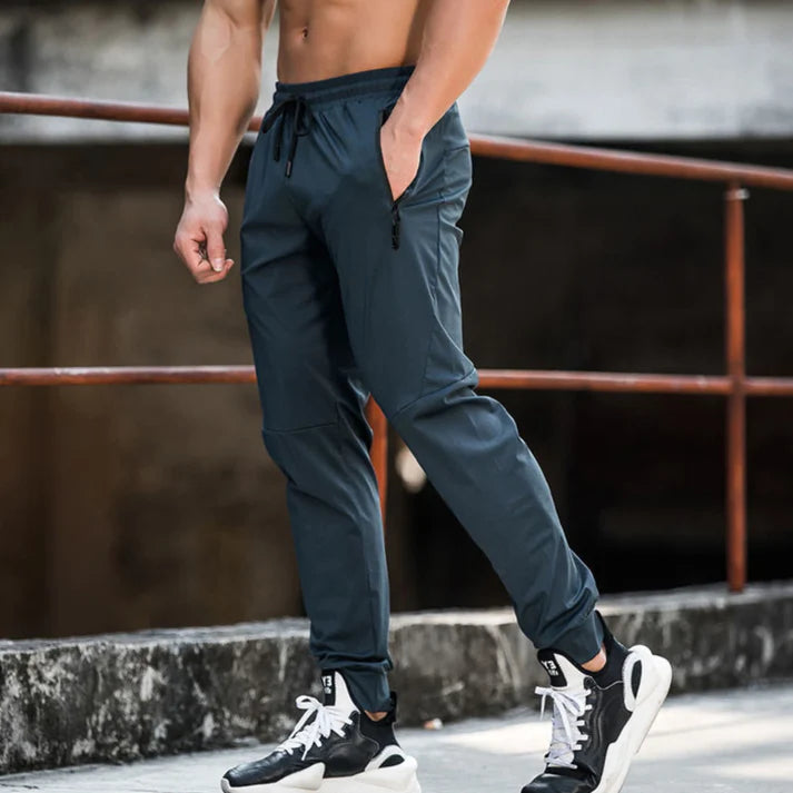 Homme | Pantalon de sport à coupe droite avec poches latérales