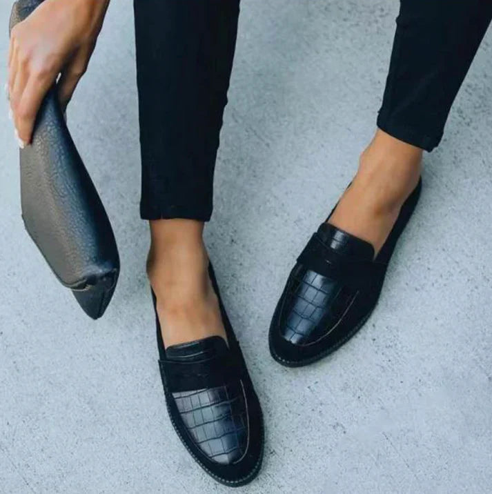Femme | Chaussures mocassins classiques à bout rond