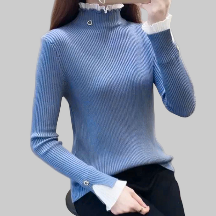 Femme | Pull en maille côtelée