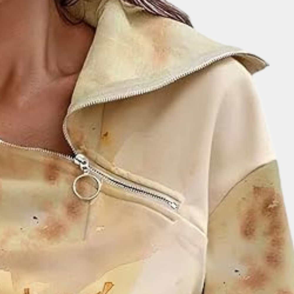 Femme | Pull imprimé feuilles d'automne