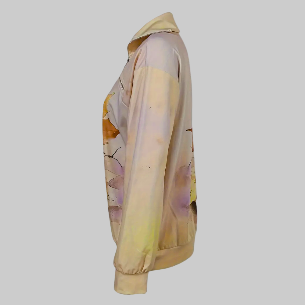 Femme | Pull imprimé feuilles d'automne
