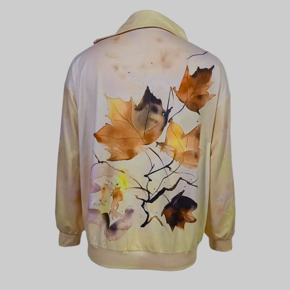Femme | Pull imprimé feuilles d'automne