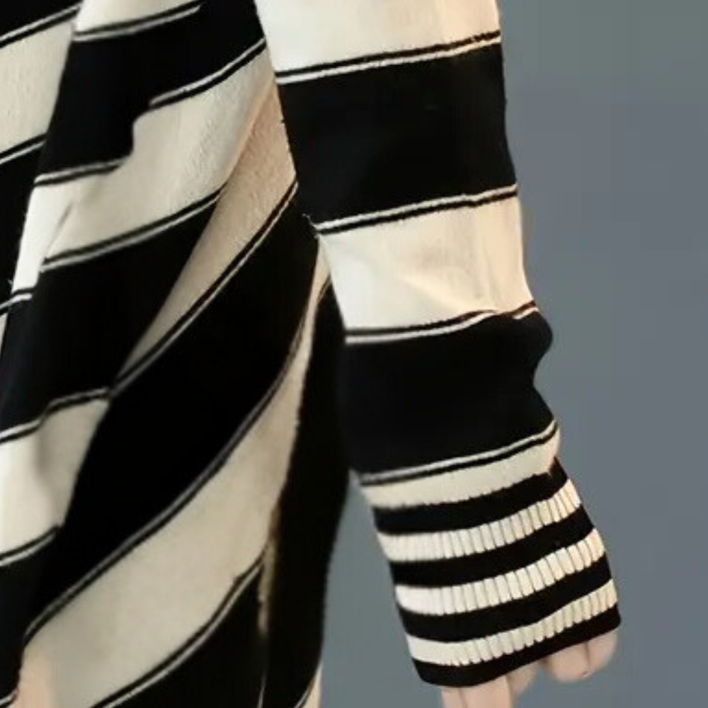 Femme | Pull à rayures diagonales