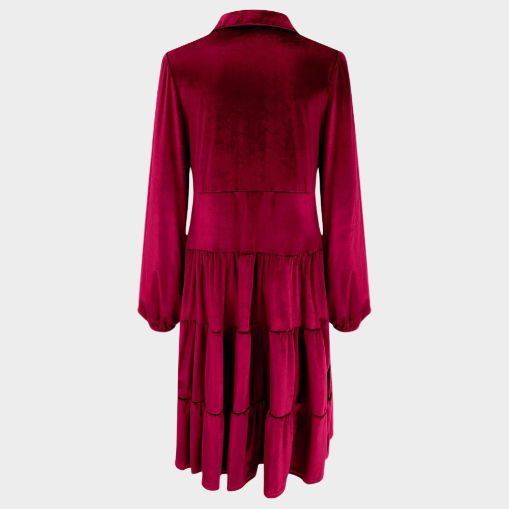 Femme | Robe midi à manches longues
