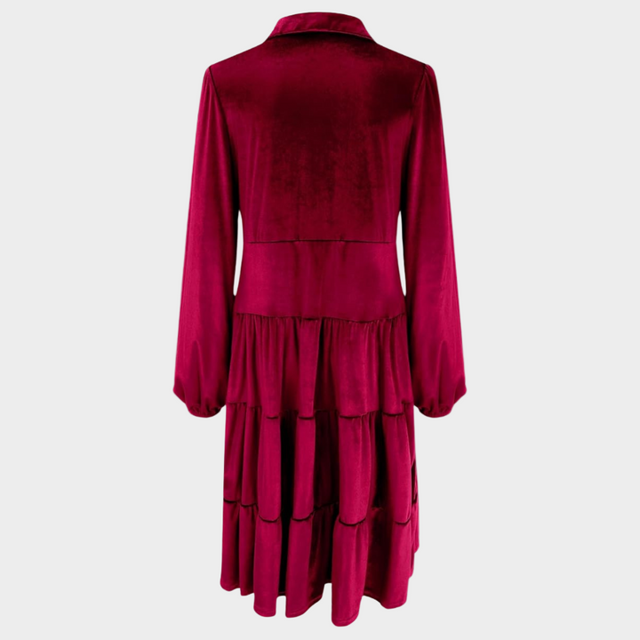 Femme | Robe midi à manches longues