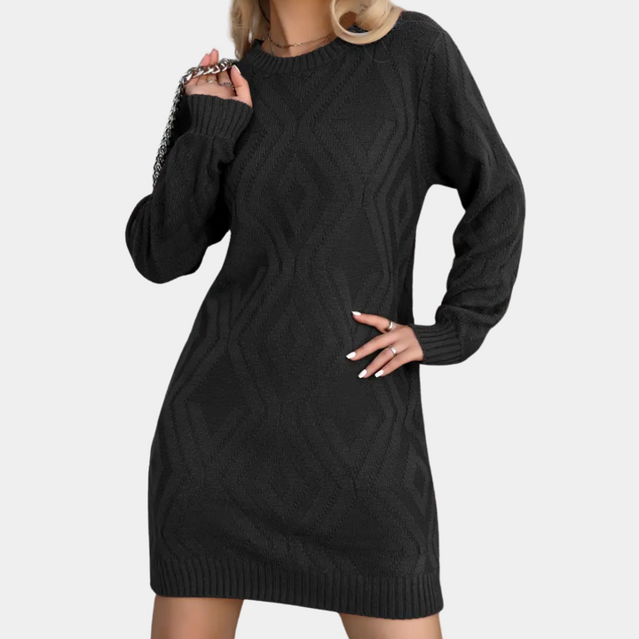 Femme | Robe à motif losange