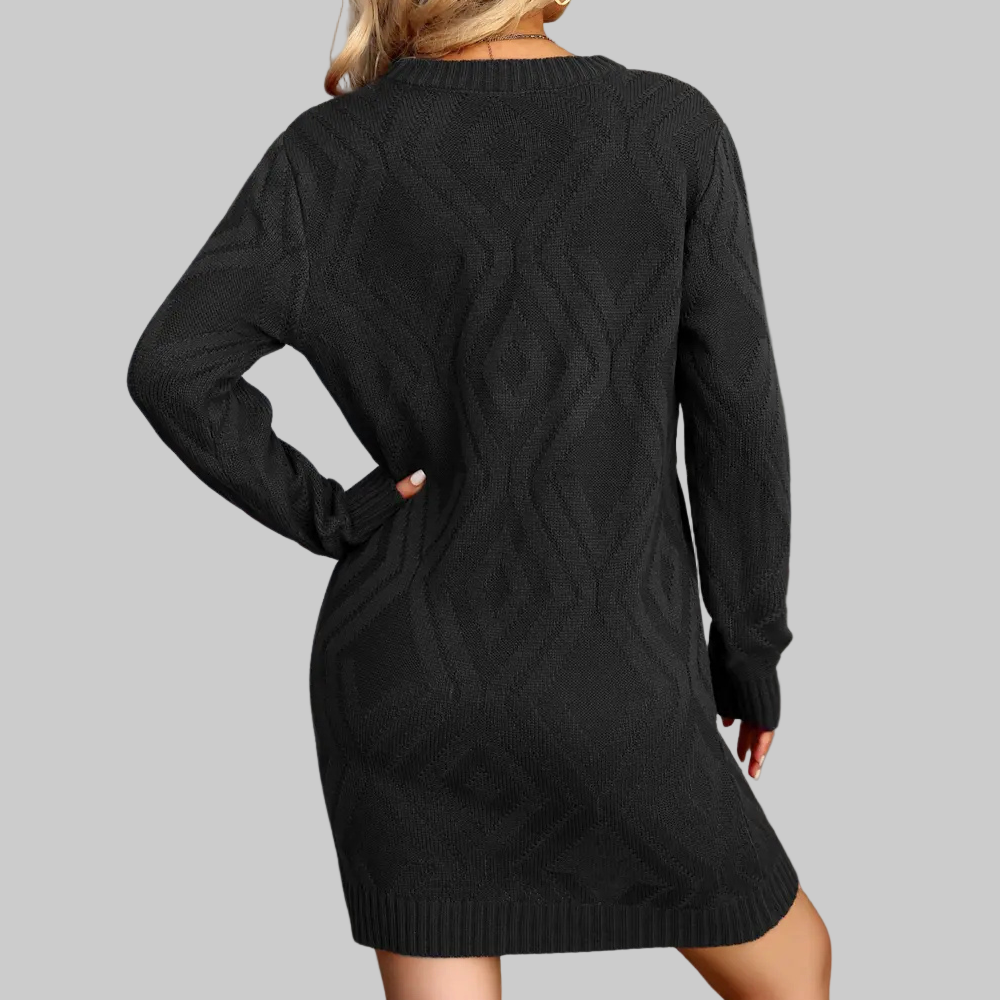 Femme | Robe à motif losange