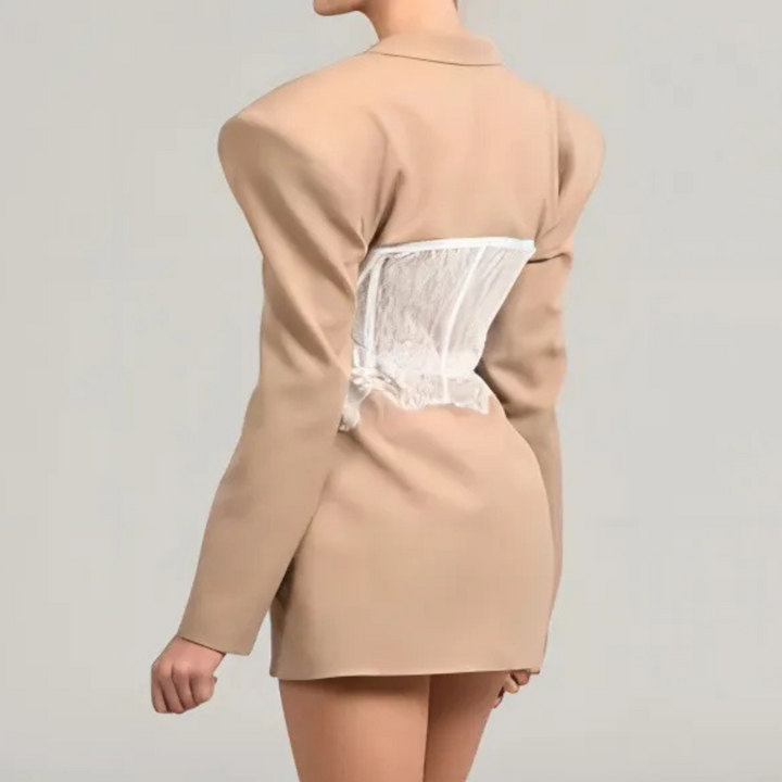 Femme | Veste blazer avec corset