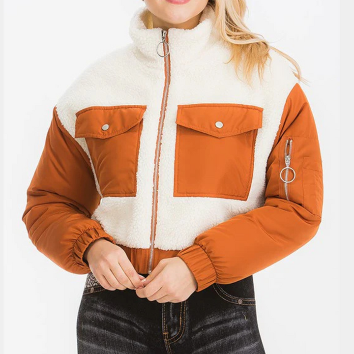 Femme | Veste courte zippée