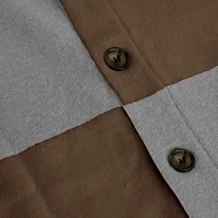Homme | Cardigan à blocs de couleur