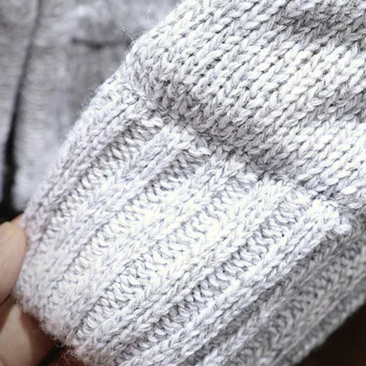 Homme | Cardigan épais avec capuche