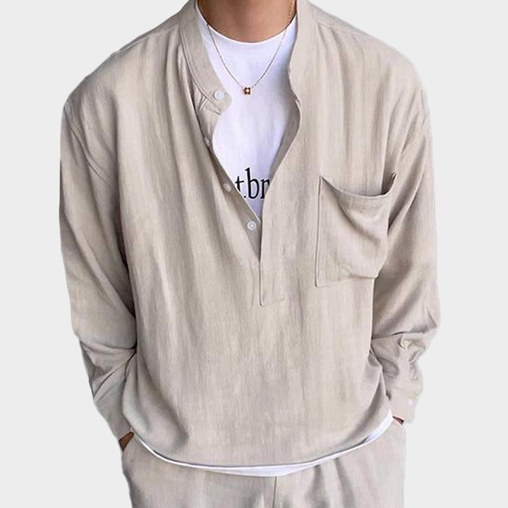 Homme | Chemise col henley