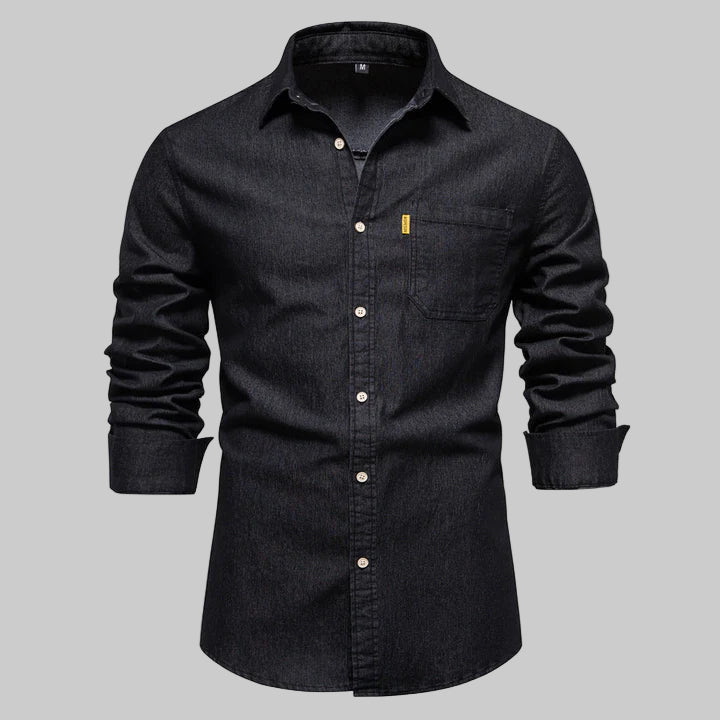 Homme | Chemise en denim à manches longues