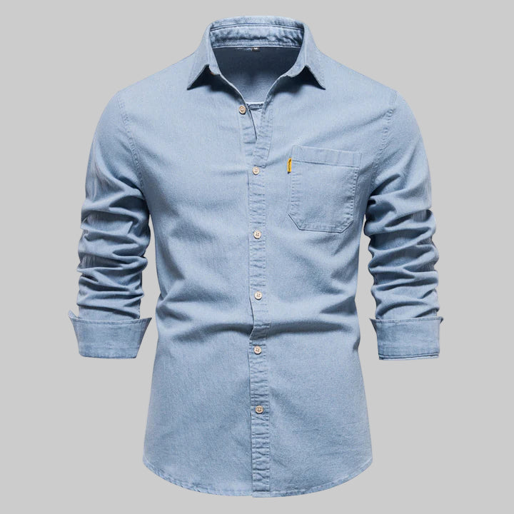 Homme | Chemise en denim à manches longues