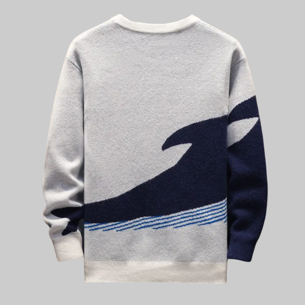 Homme | Pull avec un motif de baleine