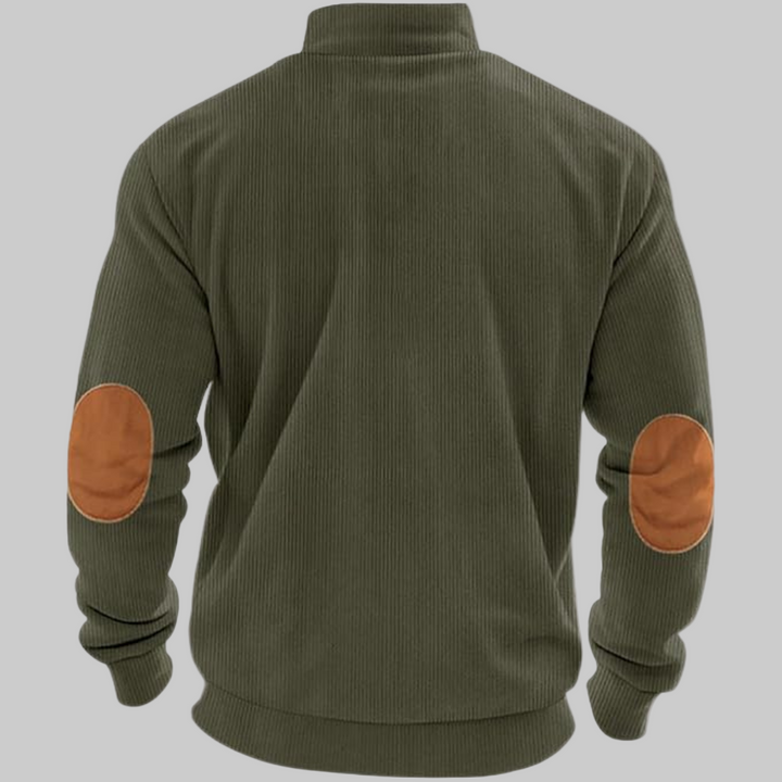 Homme | Pull à coudes rapiécés