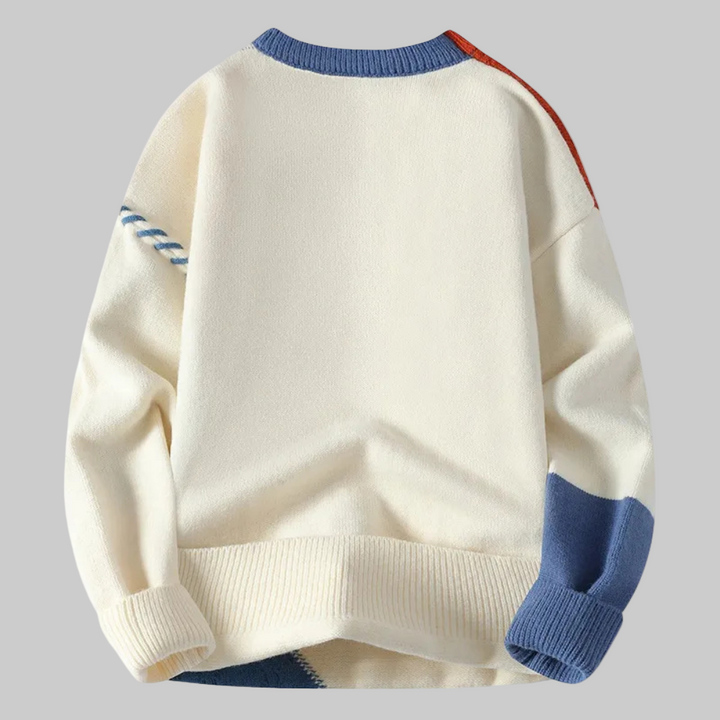 Homme | Pull à motif patchwork