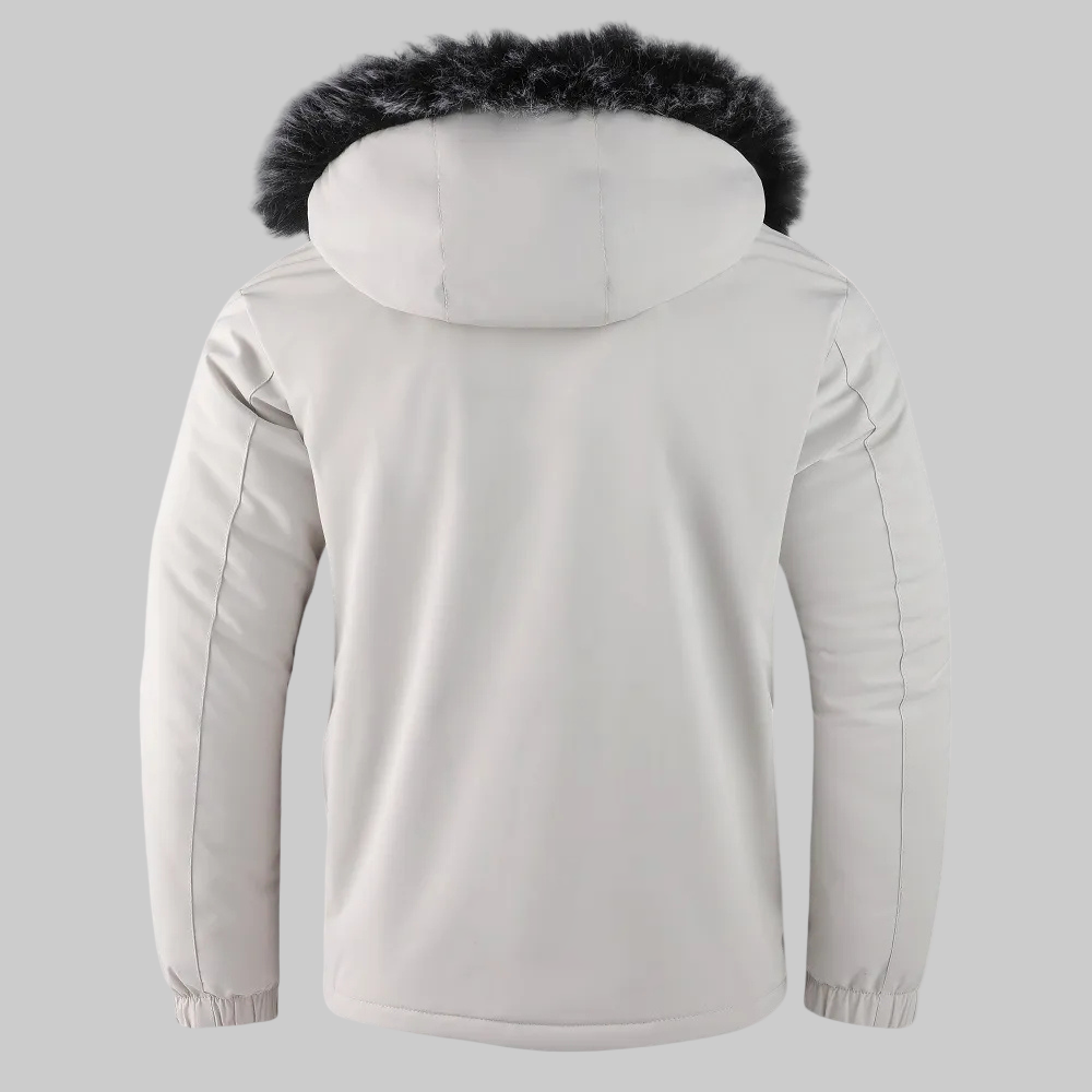 Homme | Veste à capuche avec doublure à motifs